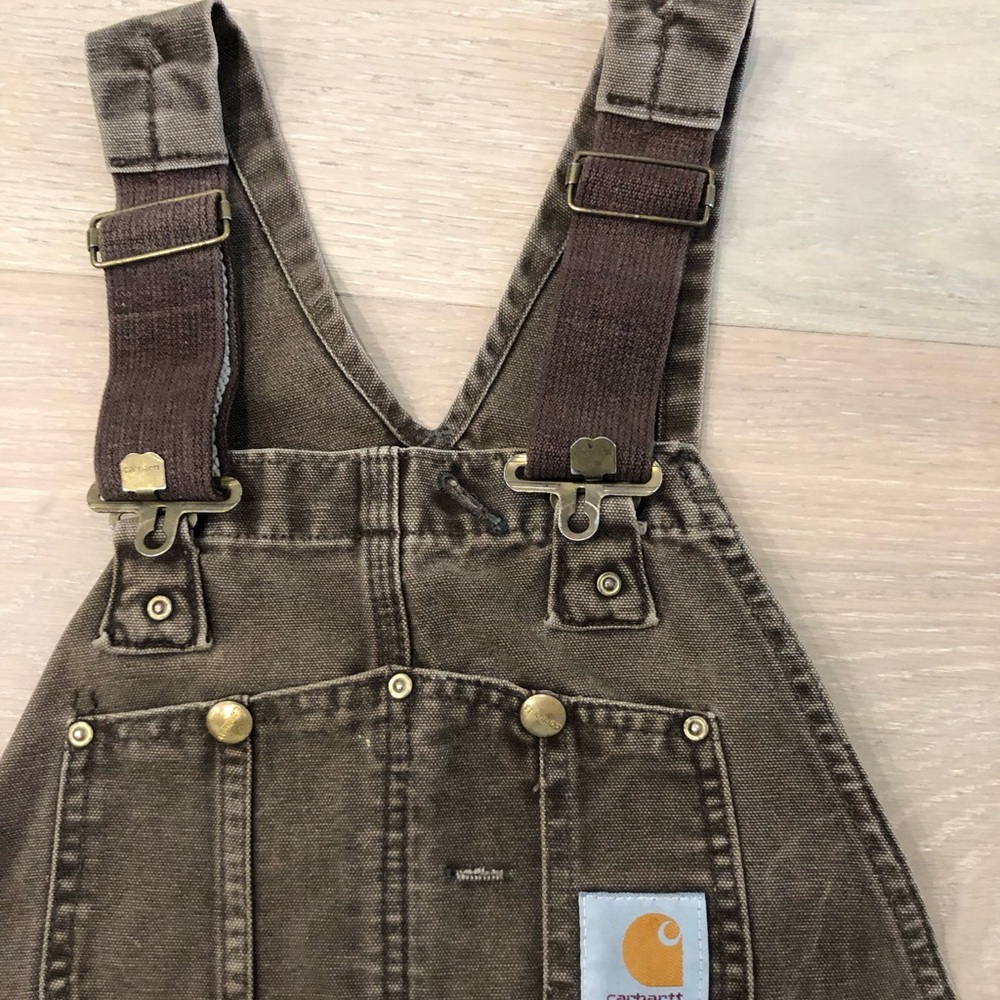 Carhartt Brown Men’s Cargo Overalls - Picture 8 of 12